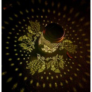 Cardinal Lantern Solar Metal Garden Red Bird Handing Outdoor Light | Home Decor